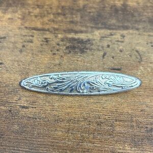 1928 Silver Brooch with Intricate Design